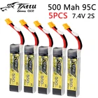 Литий-полимерный аккумулятор Tattu R-Line 1,0, 2S 3S1P, 550 мА  ч, 95C, 7,4 В, 11,1 В, с разъемом XT30, для гоночного квадрокоптера RC FPV