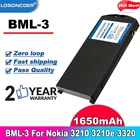 LOSONCOER 1650 мАч, BML-3 Батарея для Nokia 3210 3210e 3320 высокое Ёмкость версия