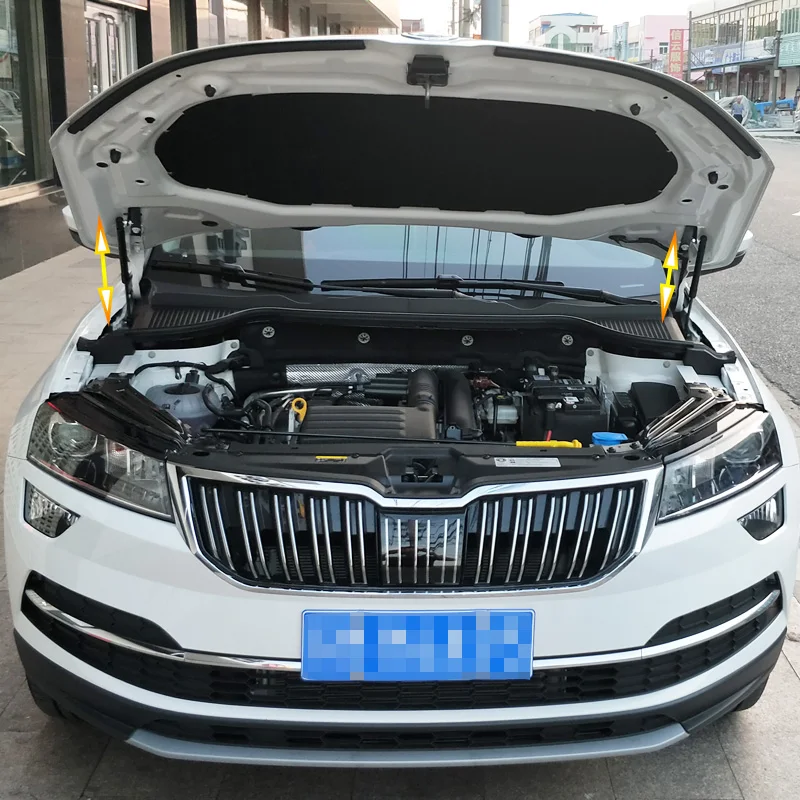Подходит для Skoda Karoq 2017 2018 2019 2020 автомобиль передняя крышка капота двигателя