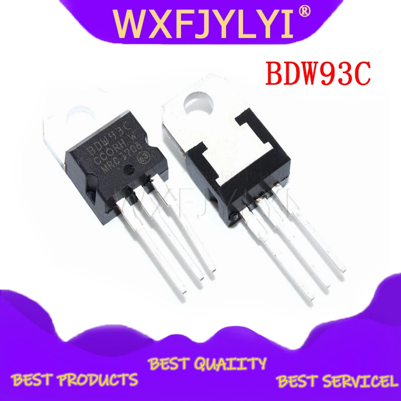 10 шт. BDW93C TO-220 BDW93 TO220 NPN Дарлингтон транзистор новый оригинальный
