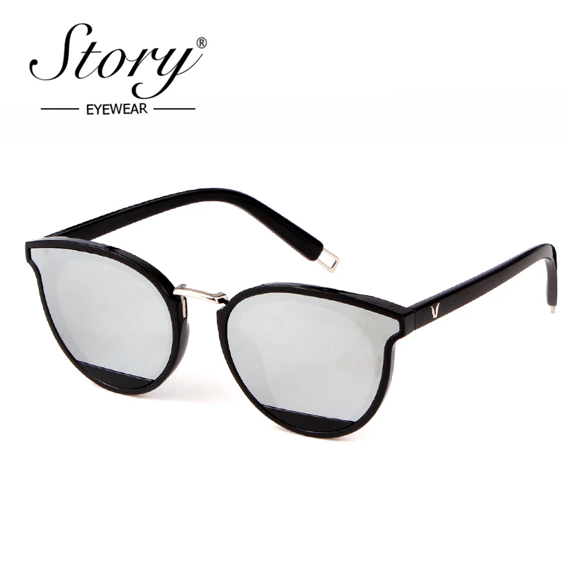 Классические солнцезащитные очки кошачий глаз STORY 2018 для женщин брендовые