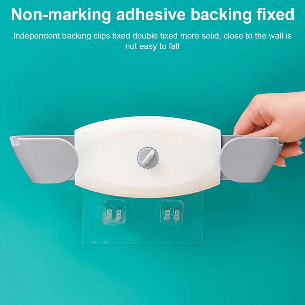 

Simple Kitchen Pot Lid Holder Self Adhesive Punch-Free Storage Rack Pan Cover Organizer Racks