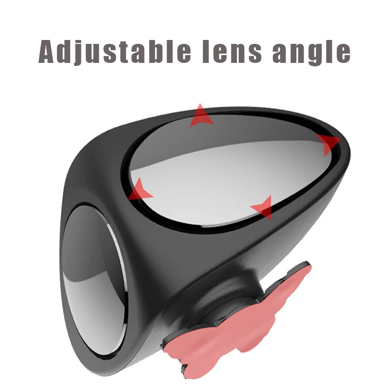 2 в 1 Автомобильное Зеркало для слепых зон широкоугольное зеркало с поворотом на
