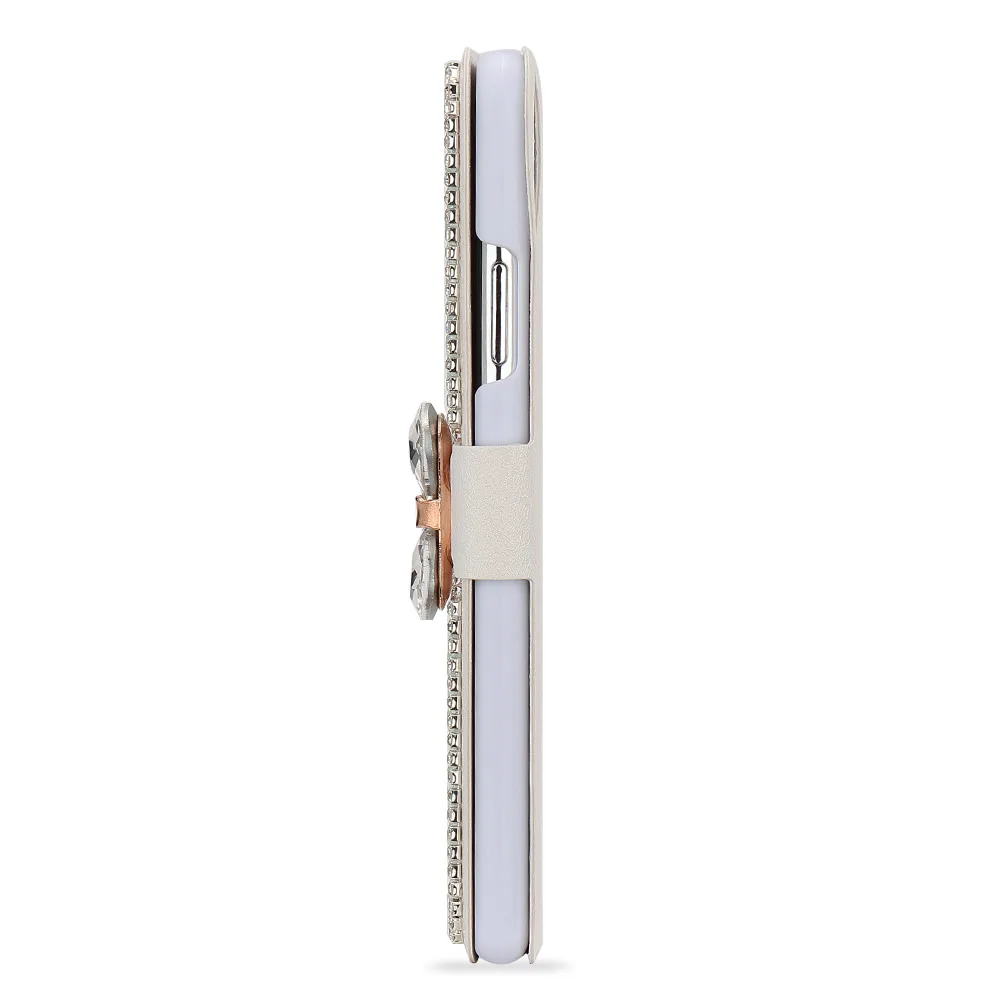 Роскошный блестящий кожаный чехол для IPhone 11 Pro Max X Xr Xs 7 8 6 S 5 5s SE2020 12 Mini Flip Wallet Card Holder