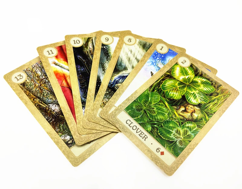 38 шт. сказочные карты-Таро Lenormand семейные праздничные игральные карты для
