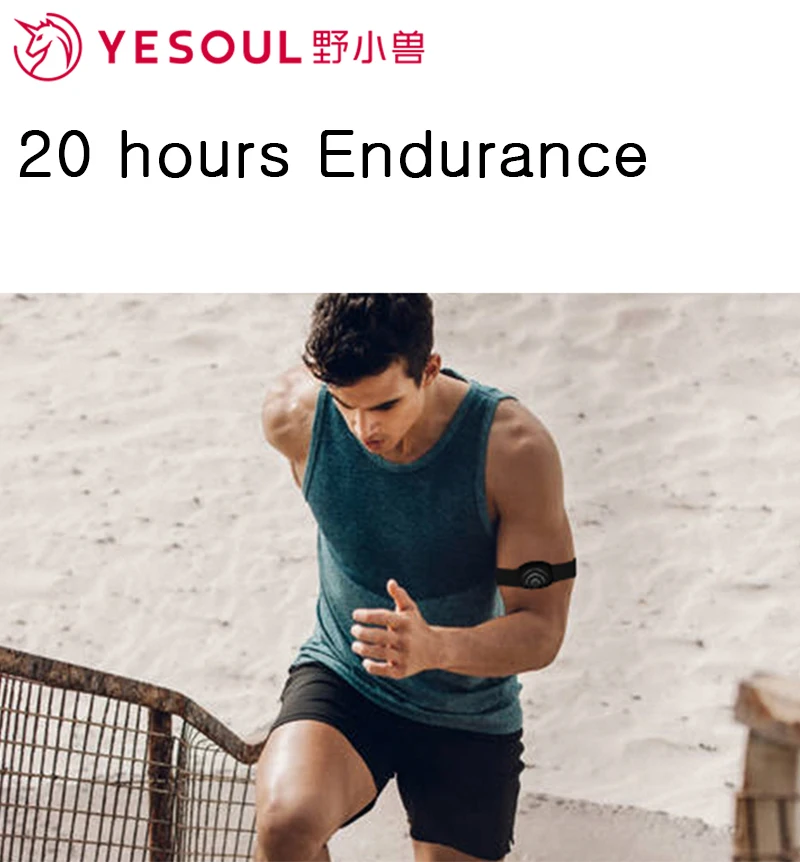 

Yesoul Heart Rate Monitor Wrist Band Arm Belt Armband Outdoor Sports Running Arm Band Strap Riding Running Outdoor Sports Heart