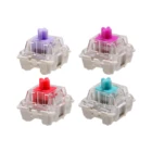 Переключатель Huano, переключатель для механической клавиатуры, RGB SMD, 60 г, 80 г, 3pin, розовый, сиреневый, голубой, фиолетовый, оранжевый