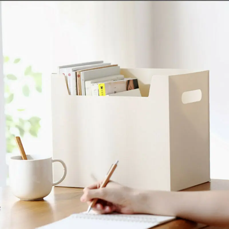 Fashion Brand New Hot Sales Portable PP Books File Box Paper Holders Office Documents Desktop Organizer Kit | Дом и сад