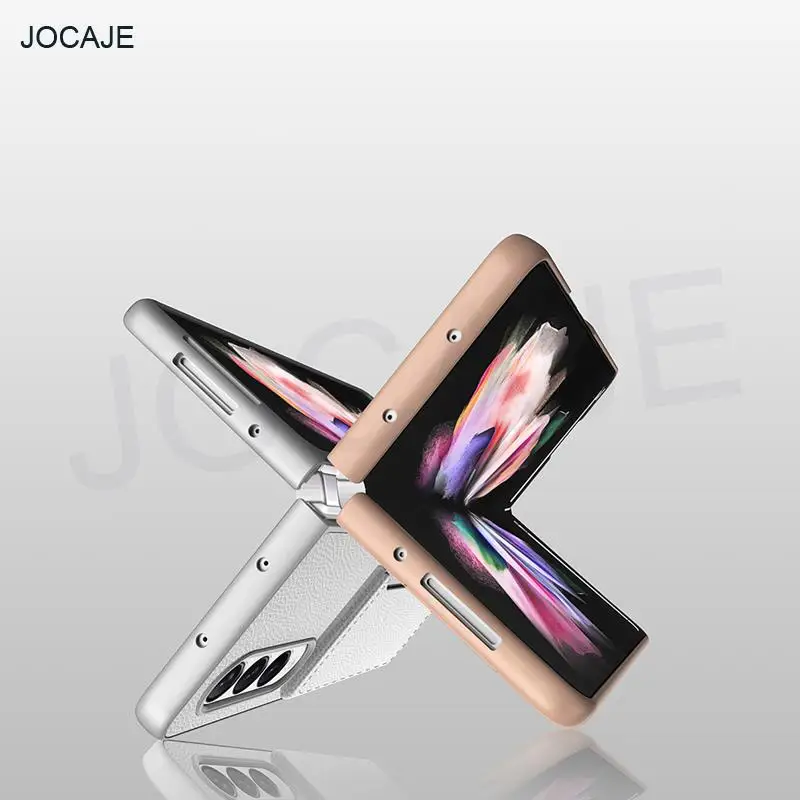 luxury pu leather card slot wallet phone case for samsung galaxy z fold 3 5g anti fall protection cover for galaxy z fold3 capa free global shipping