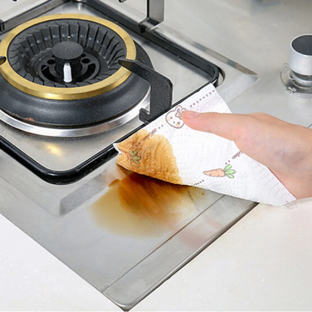 1 рулон рождественского масла адсорбции бумажной ткани одноразовые чистящие