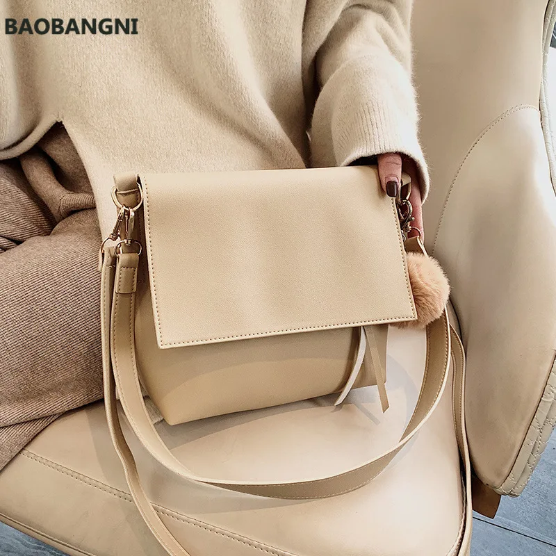 

Осенне-зимняя женская сумка Ins, Новая Винтажная маленькая сумка на одно плечо, Корейская версия, простые универсальные сумка через плечо для...