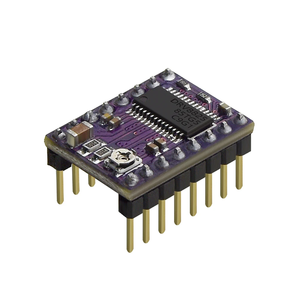 Детали 3D-принтера StepStick A4988 DRV8825 Драйвер шагового двигателя с теплоотводом Reprap RAMPS 1,4 1,5 1,6 MKS GEN V1.4 плата