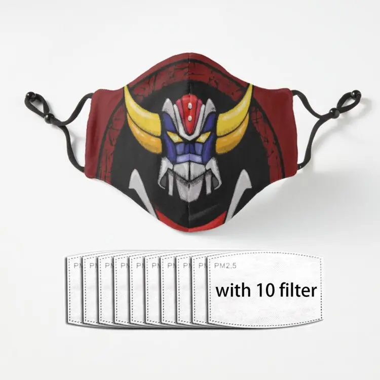 НЛО робот грендайзер ткань смешной рот маска для лица Регулируемая дешевая