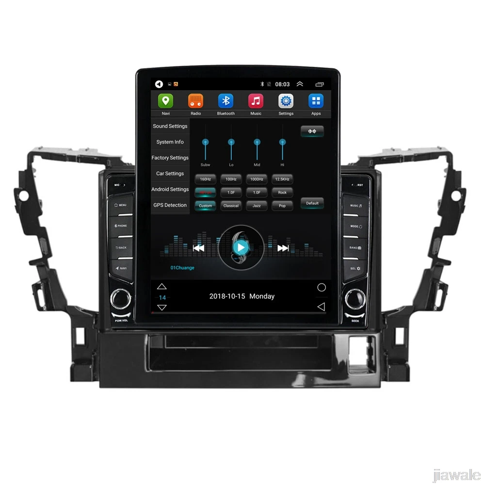 

9.7" octa core tesla style vertical screen Android 10 Car GPS video Multimedia for Toyota Toyota Alphard Vellfire 2015-2018