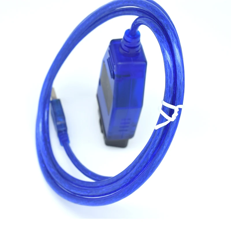Автомобильный USB VAG-COM интерфейсный кабель KKL VAG-COM 409,1 OBD2 II OBD диагностический сканер кабель Aux для интерфейса VAG COM