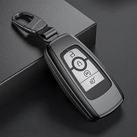 aluminum alloy tpu car remote key case cover for ford fusion mondeo mustang edge expedition explorer f 150 f 250 f 350 2018 2019