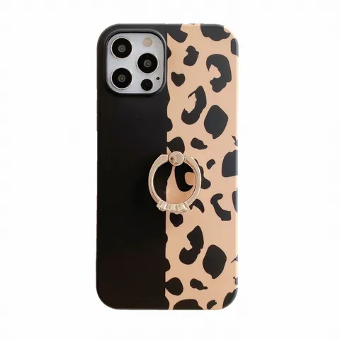 Чехол с леопардовым принтом для iPhone 13 mini 12 Pro Max 11 Pro XR XS MAX 8 Plus 7