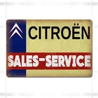 Здравствуйте! Добро пожаловать в наш магазин! Citroen, служба продаж, автомобильный гараж, винтажный металлический декор S