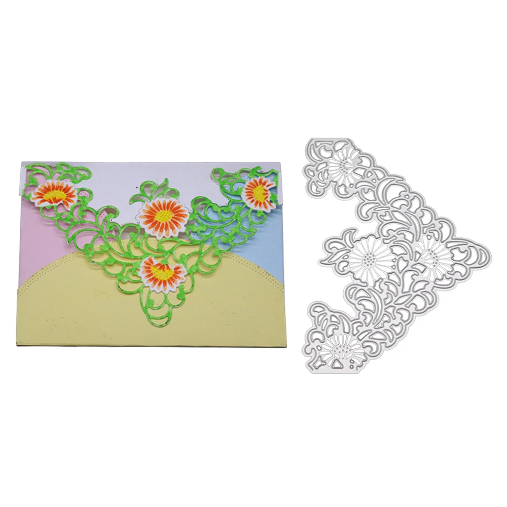 Lace Border Metal Cutting Dies Card Decorative Frame for Invitation Scrapbooking Photo Album DIY Decoration Stencils | Дом и сад