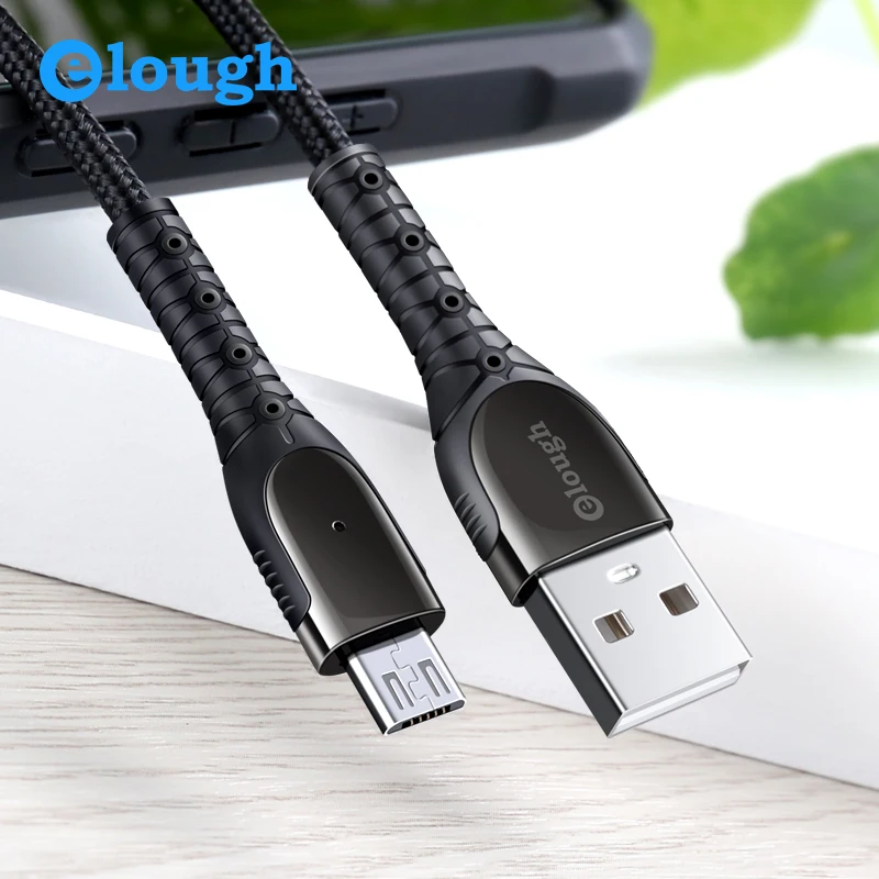 Elough Кабель micro USB для samsung s7 edge Быстрая зарядка микро cable3.0 xiaomi huawei мобильный