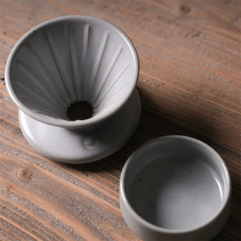 Керамическая кружка для кофе с капельным фильтром ручная Стирка в скандинавском