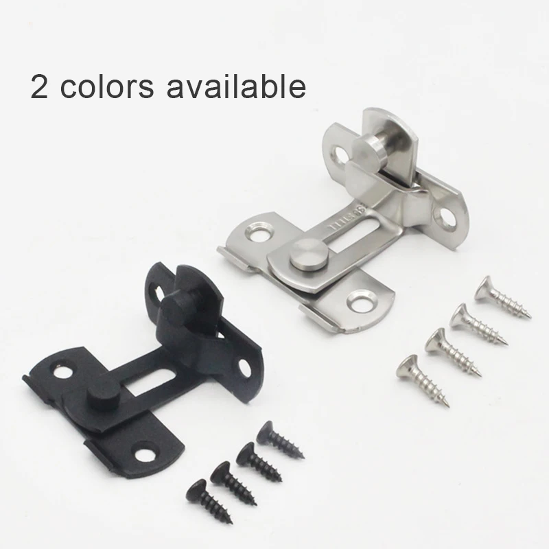 Защелкивающиеся дверные раздвижные защелки с пряжкой 90 градусов из нержавеющей