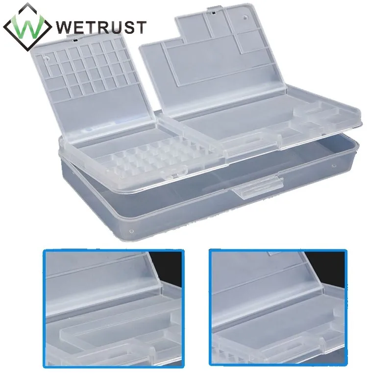 5 pcs sunshine multi functional mobile phone repair storage box screwdriver tweezers ic parts smartphone opening tools collector free global shipping