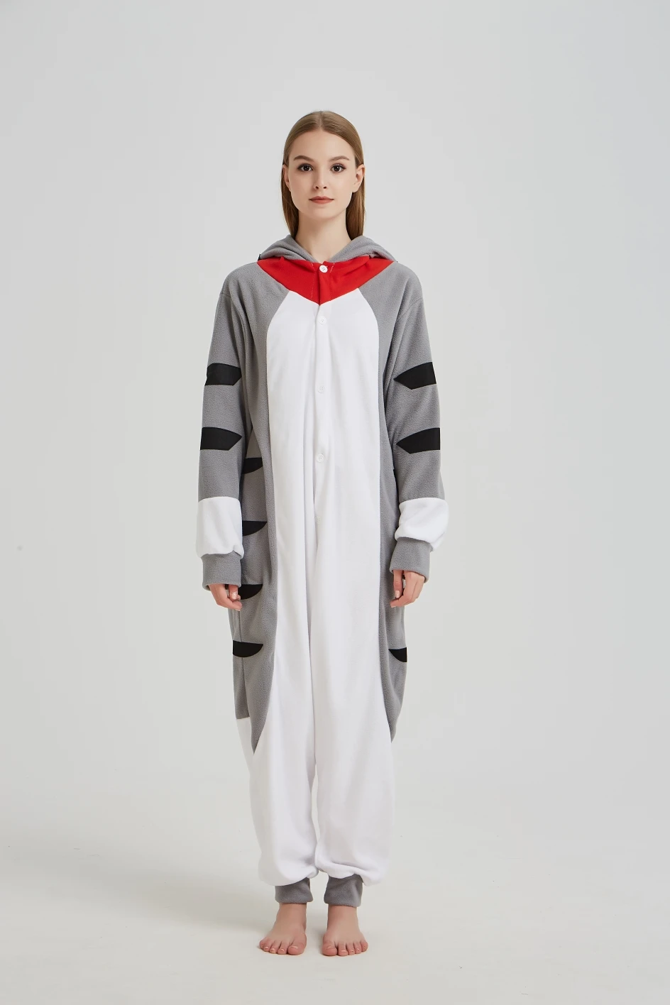 Комбинезон флисовый унисекс для Хэллоуина с изображением сыра и кота |