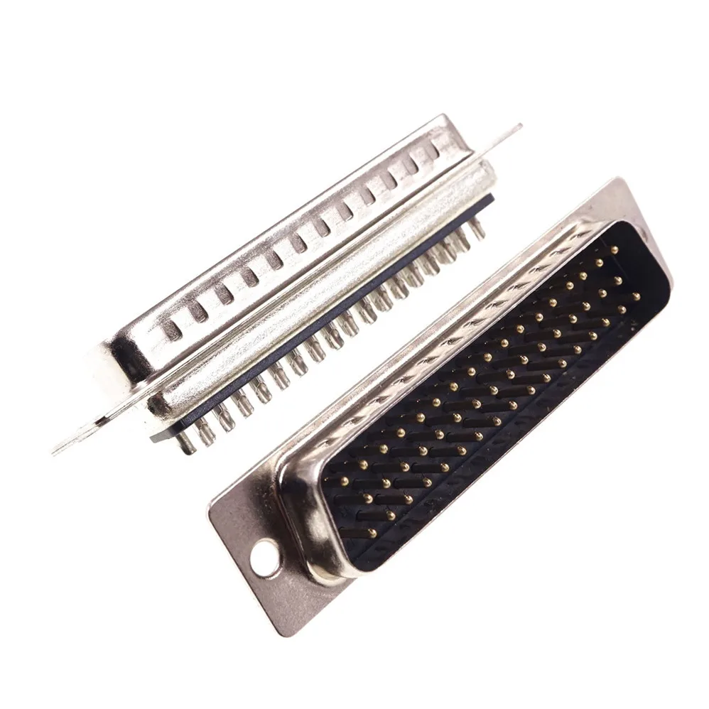 2 шт. D разъем 50 позиций 3 ряда|solder wire connector|wire pinwire 5 pins |
