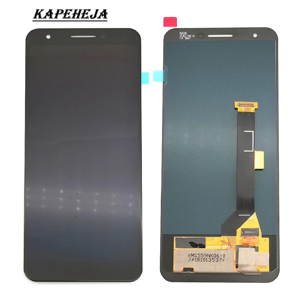 5 6 &quotSuper AMOLED LCD для Google Pixel 3A Display кодирующий преобразователь сенсорного экрана в