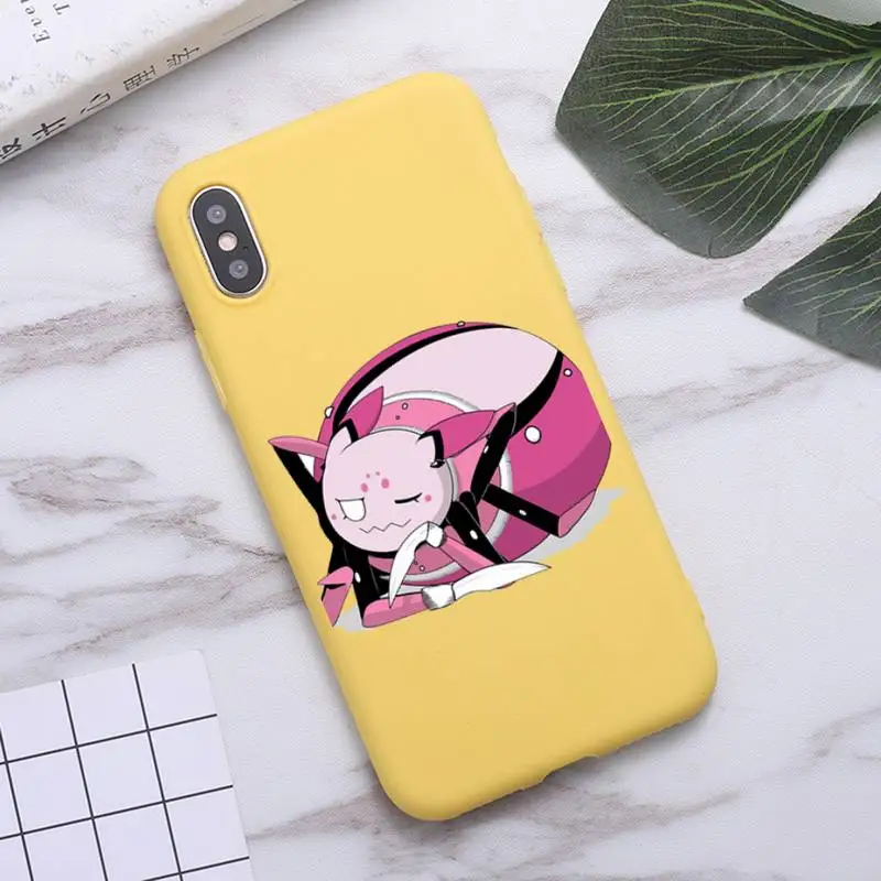 

Anime What about reincarnation spiders! Phone Case Candy Color for iPhone 6 7 8 11 12 s mini pro X XS XR MAX Plus