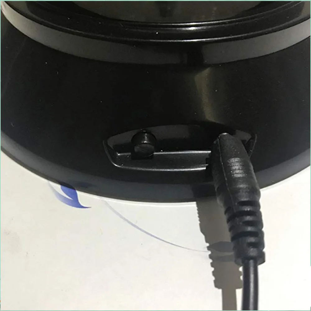 3D вращающийся волшебный метеоритный светильник стеклянный чехол цветной Ночной