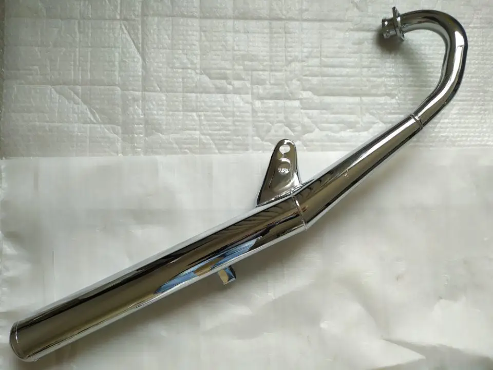 Мотоцикл 8 градусов Гальваническая выхлопная труба глушитель для Suzuki AX100 1 шт|exhaust