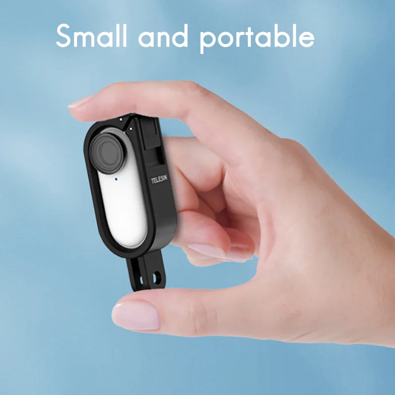 telesin frame set for instar 360 go2 camera with headband for selfie stick tripod helmet chest strap backpack clip vlog shot free global shipping