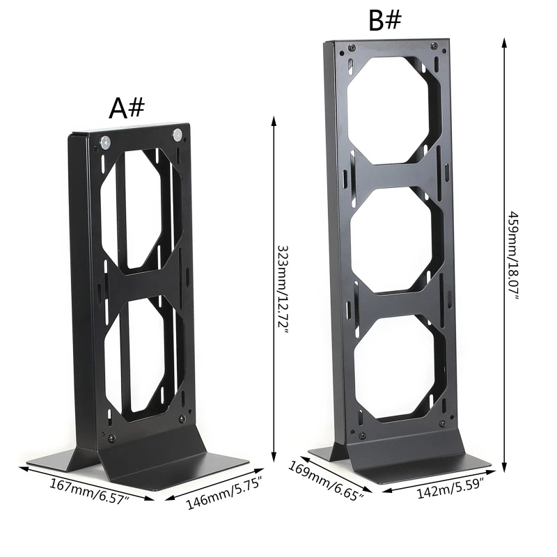 

External Water Cooling Dock Bracket for ITX Computer Case Laptop Cooler Radiator 62KA