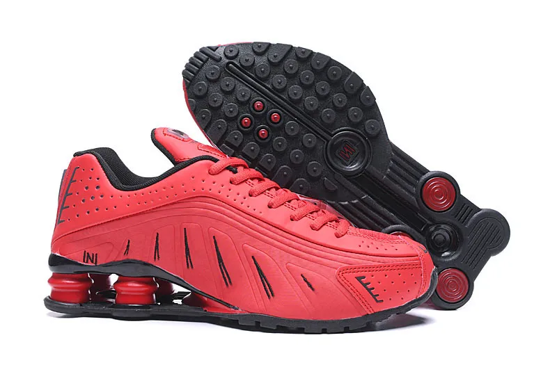 Мужские кроссовки, новинка, дизайнерские мужские кроссовки Shox R4, роскошные кроссовки NZ, тройные черные белые уличные спортивные кроссовки - Цвет: 8