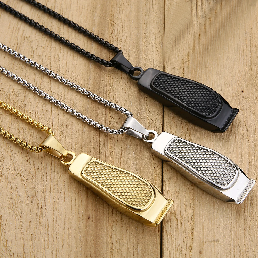 Valily Jewelry Для мужчин's Парикмахерская кулон Цепочки и ожерелья Нержавеющая сталь