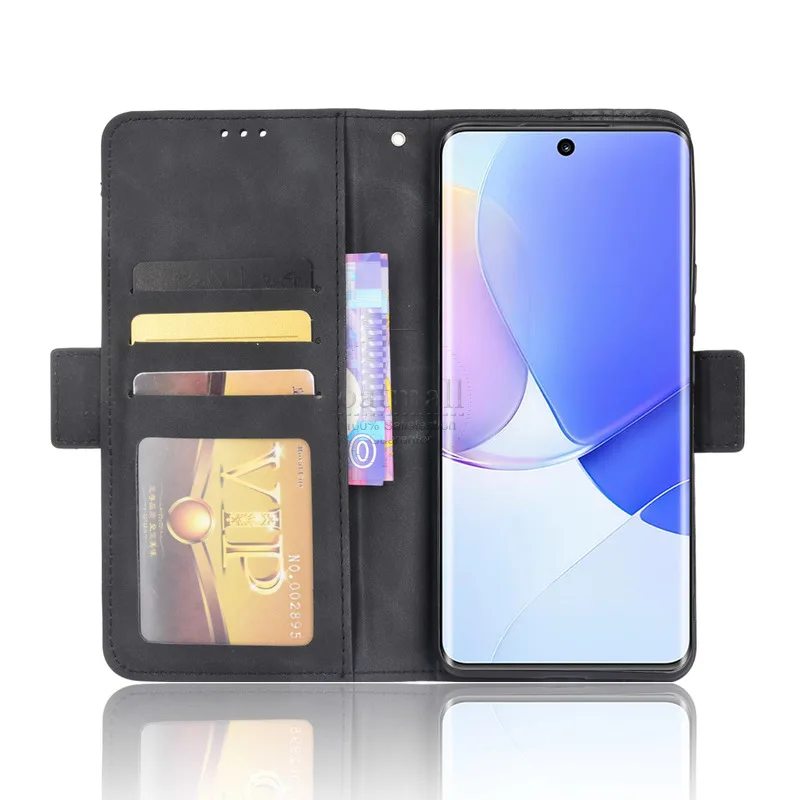 for huawei nova 9 wallet case magnetic book flip cover for huawei nova 9 pro card photo holder luxury leather phone fundas free global shipping