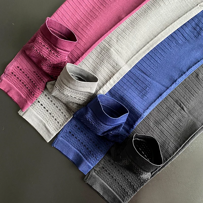 Dropship High Waist Fitness Women's Full Length Tights Running Pants Shaping Girls Yoga Pants Exercise Pants Yoga Leggings