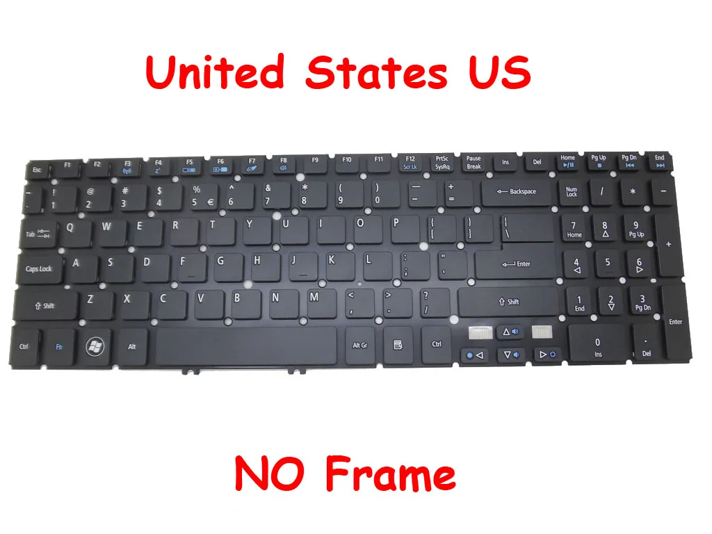 Великобритания США без рамки клавиатура для ACER V5 571 MS2361 английский NK.I1717.07W 9Z.N8QBW.K0U