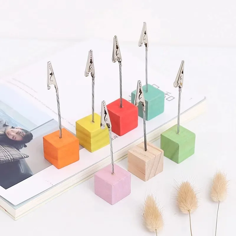 

5pcs Metal Wire Alligator Clamp Clip Clasp for DIY Note Card Photo Picture Memo Clip Holder Table Number Place Card Holder