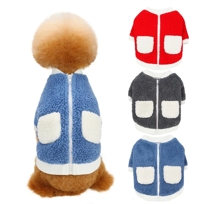 

Cute Pet Clothes Soft Fleece Shirt Puppy Kitten Pet Coat For Small Medium Dog Cats Warm Winter Dog Cat Jacket Clothing Chihuahua