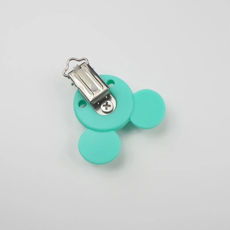 1 шт. силиконовый зажим для соски младенцев в форме Микки держатель металлические