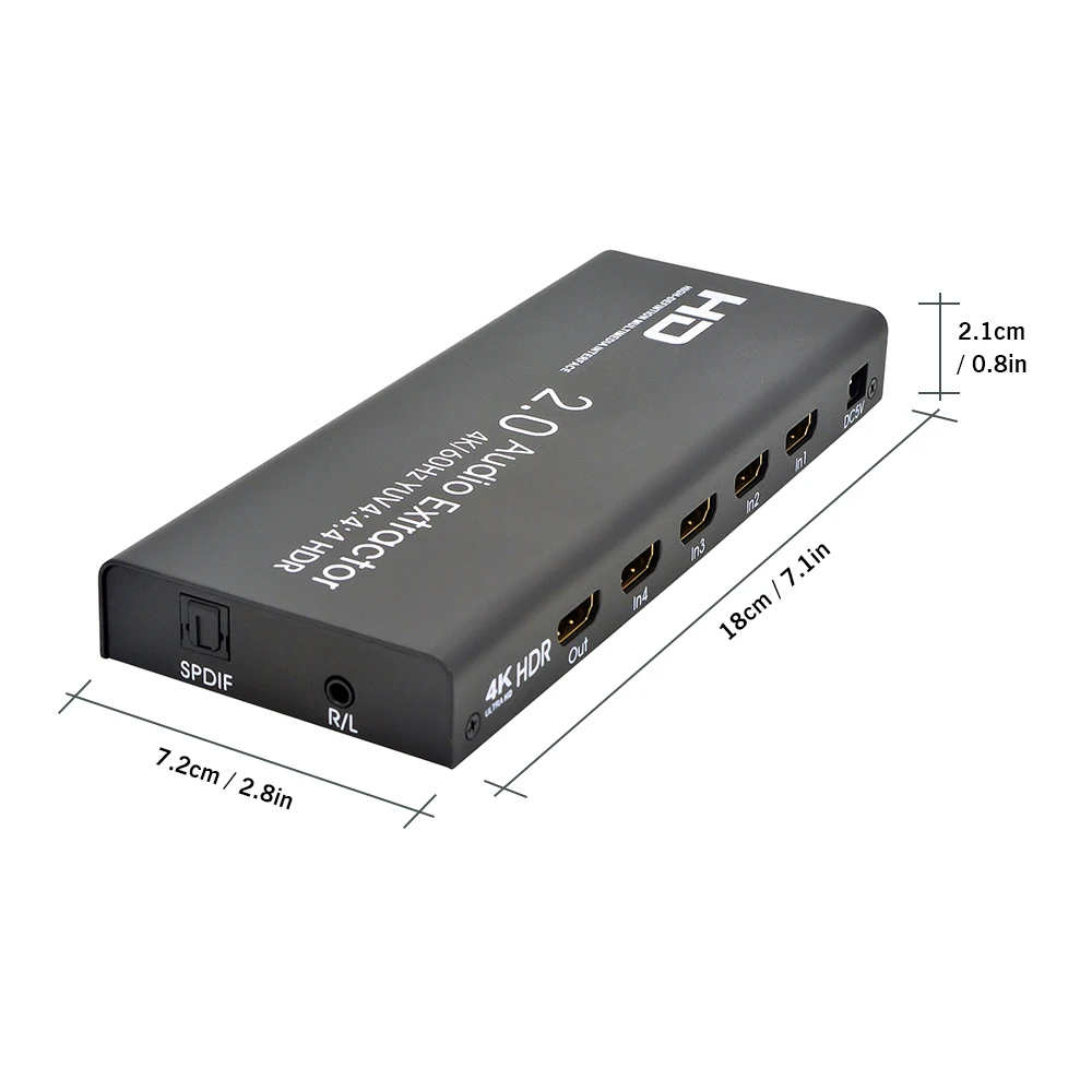 Переключатель 4K HD 2 0 сплиттер 4 в 1 4KX2K/60 Гц HDCP совместим с PS4 Pro Blue Ray DVD Xbox