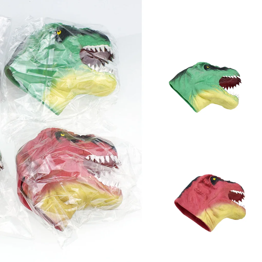 

Soft Dinosaur Hand Puppet Figure Toys Gloves Children Toy Head Hand Puppet Figure Gloves Toys Children Gift