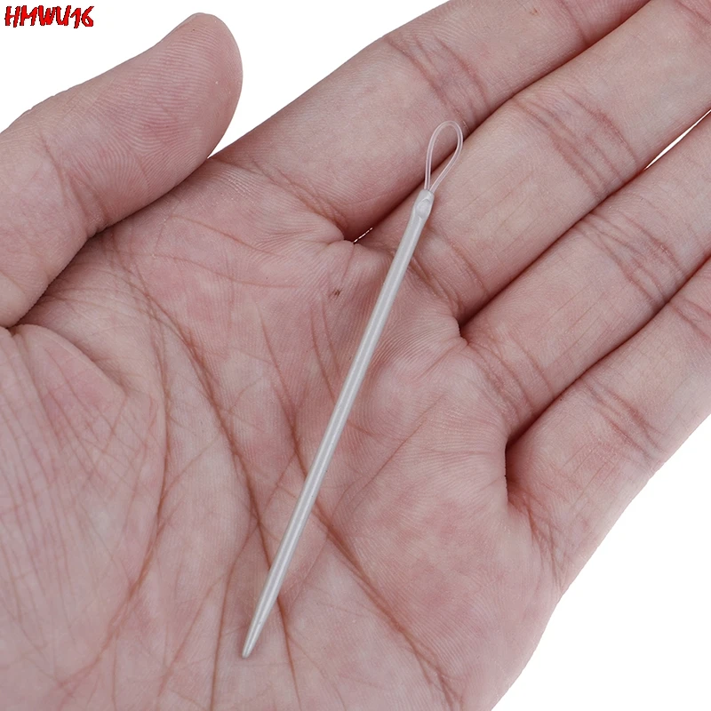 

3pcs/set Nylon Wire Knitting Needles Yarn Sewing Needles Apparel Sewing & Fabric Art Craft Big Eye Wool Thick Knitter Tailor acc