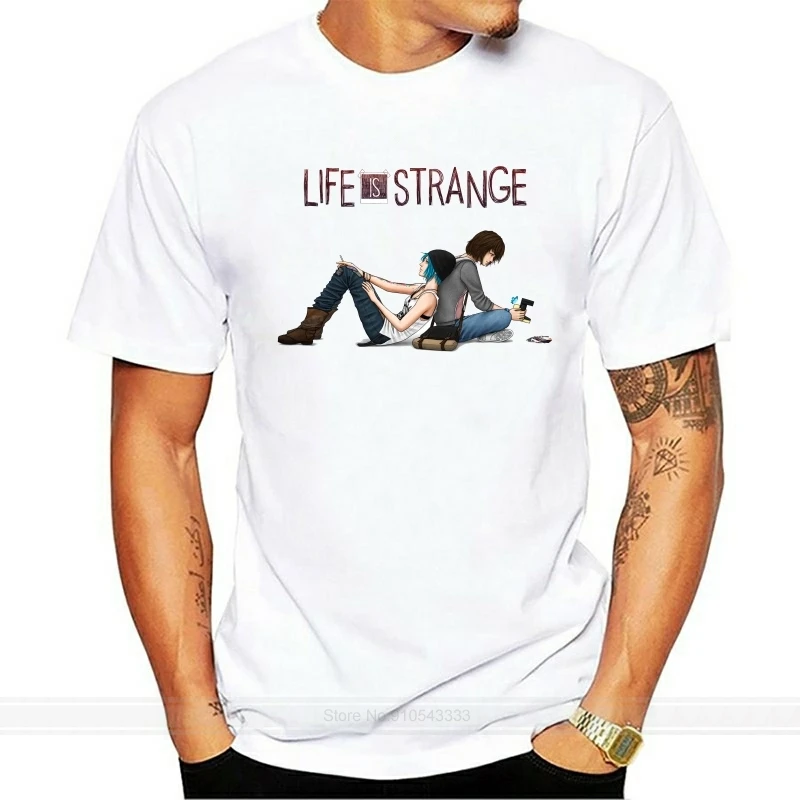 Футболка мужская хлопковая модная рубашка в Европейском стиле цвет странный