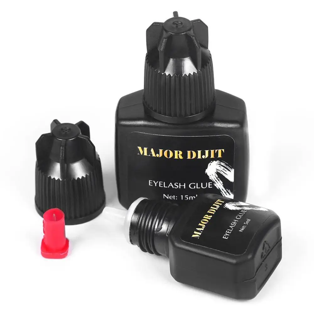 

5/10/15ML Eyelash Extension Glue Fast Drying Eyelashes Glue Retention Glue Last Long Lash Black Adhesive F0D2