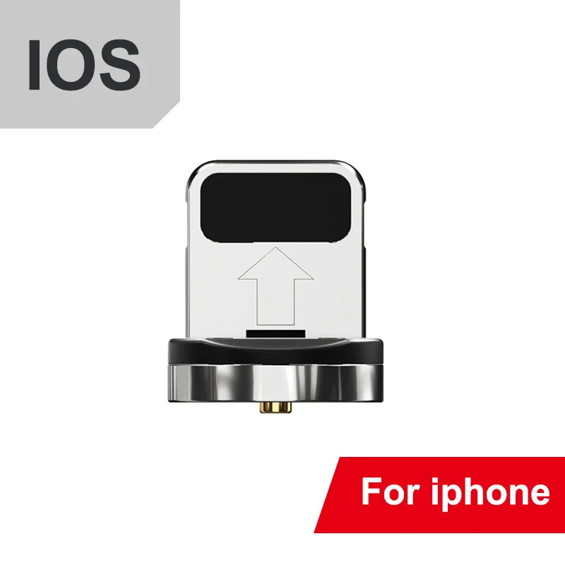 IOS Plug Olaf 1 м Магнитный Micro USB кабель для iPhone samsung Android мобильный телефон Быстрая зарядка usb type C кабель магнитное зарядное устройство провод шнур - Цвет: IOS Plug