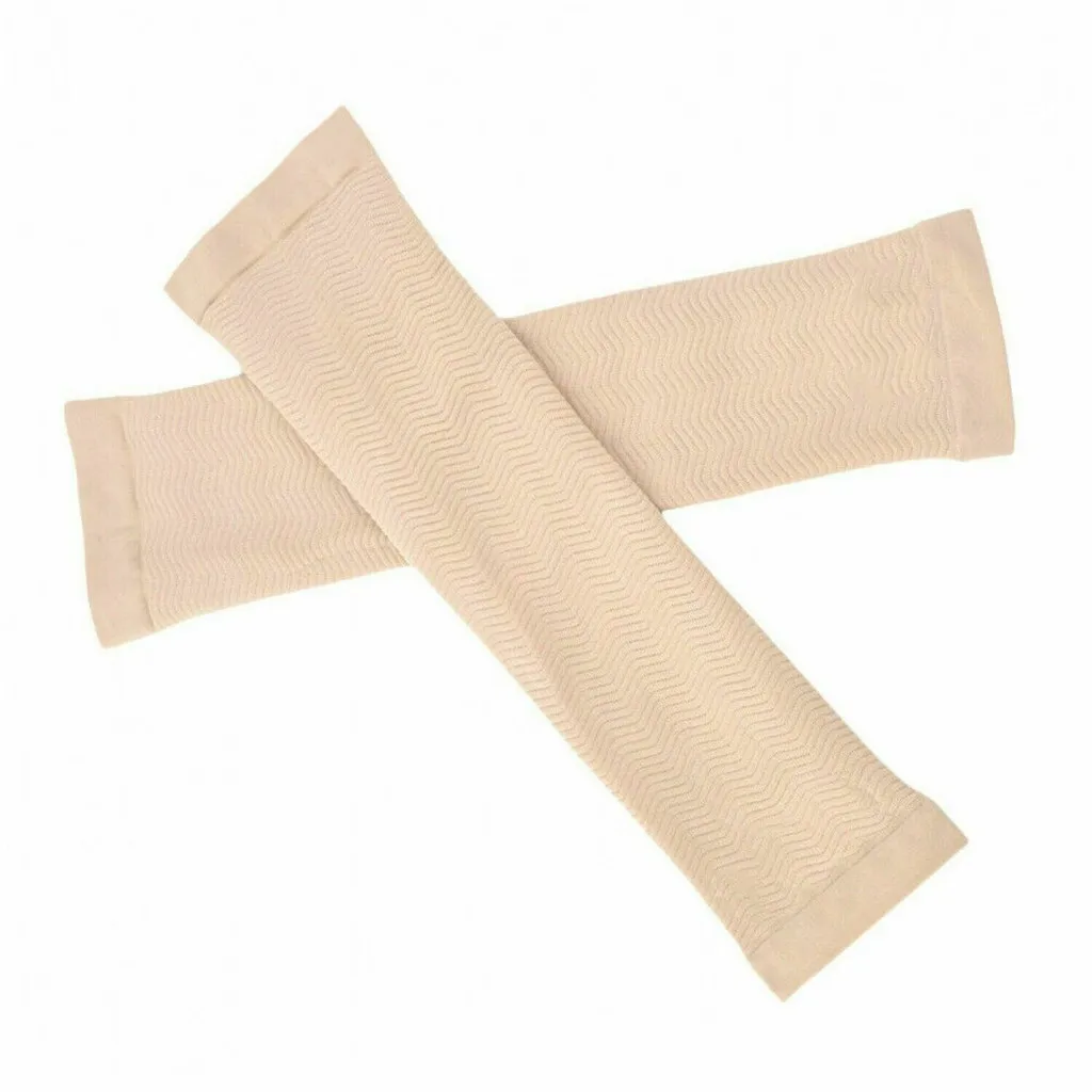 

Women Elastic Compression Arm Shaping Sleeves Slimming Arm Shaperwear Mangas Para Brazo Weight Loss Elbow Massager Arm Wraps